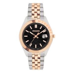 Missoni Classic Bracelet Watch Two Tone Mens